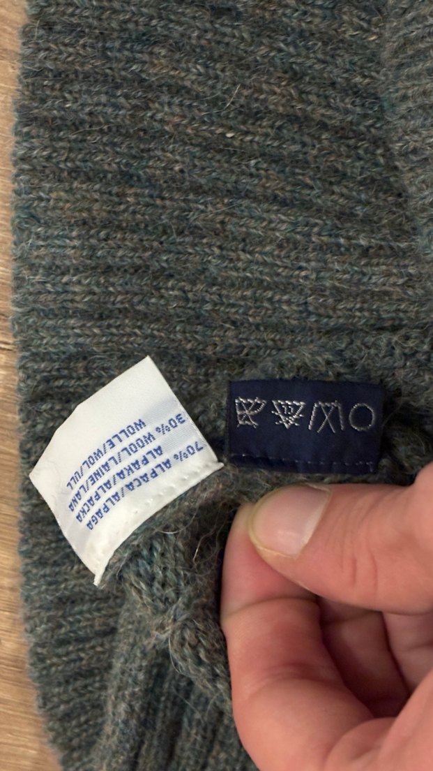 Orijinal Polo Ralph Lauren Örgü Yün Erkek Kazak - Görsel 3