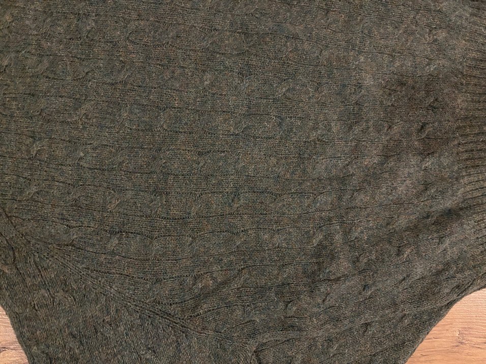 Orijinal Polo Ralph Lauren Örgü Yün Erkek Kazak - Görsel 5