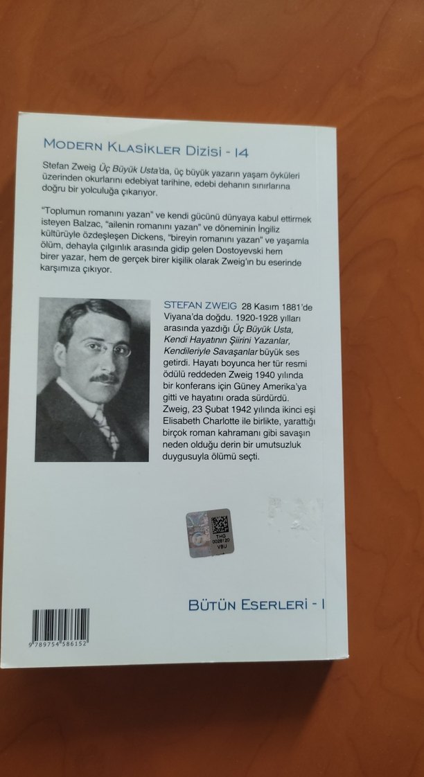 Stefan Zweig - Üç Büyük Usta - Görsel 2