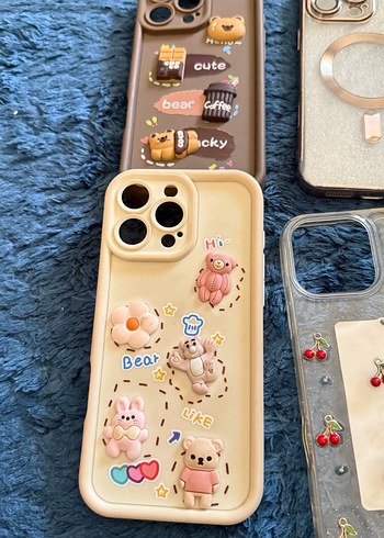 Bohem Tarzı Parlak Kahverengi Telefon Kılıfı - Görsel 4