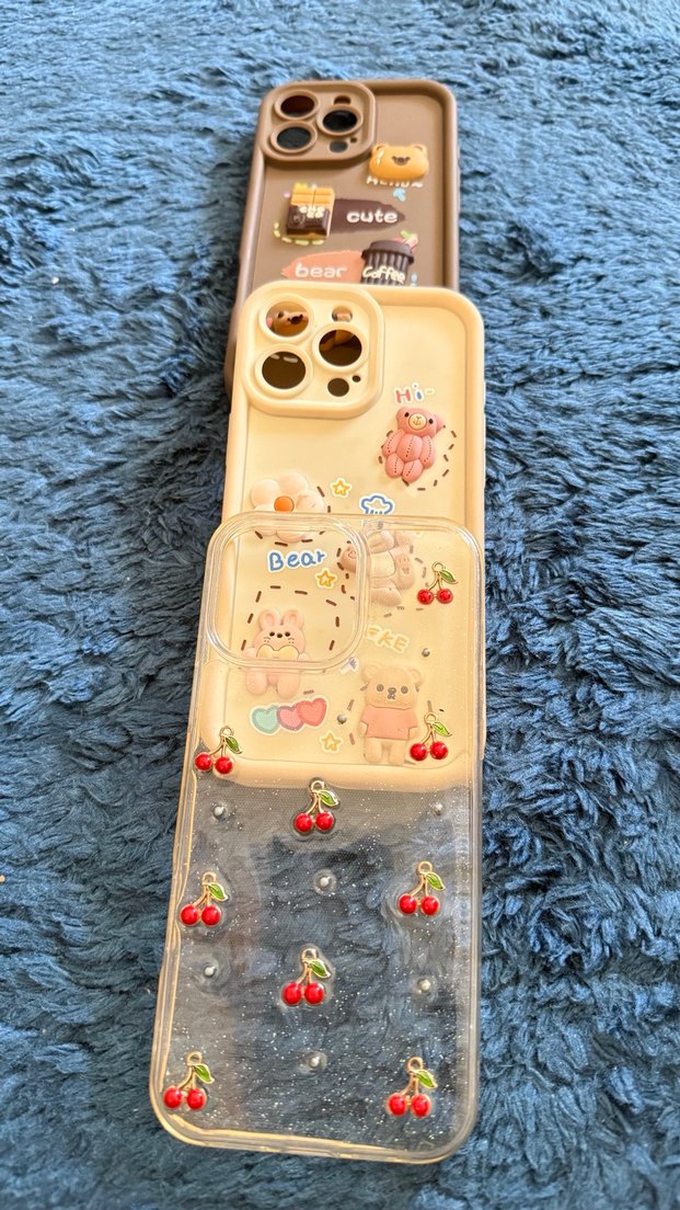 Bohem Tarzı Parlak Kahverengi Telefon Kılıfı - Görsel 2