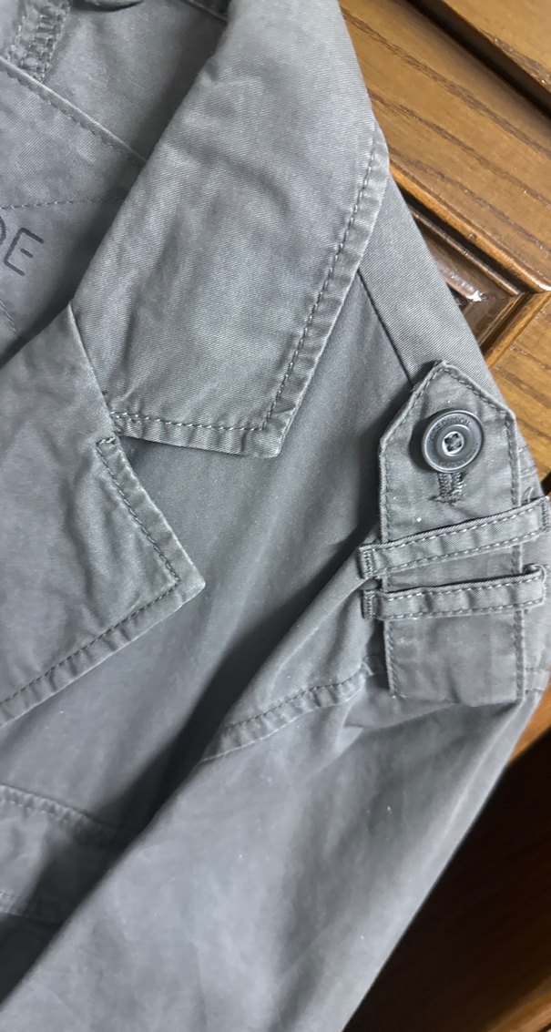 Gri Düğmeli Erkek Keten Ceket - Görsel 3