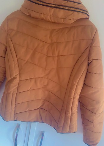 Bej Kürklü Kadın Kışlık Mont - Görsel 2