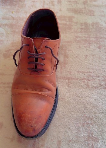 Kahverengi Deri Tokalı Klasik Erkek Ayakkabı - Görsel 2