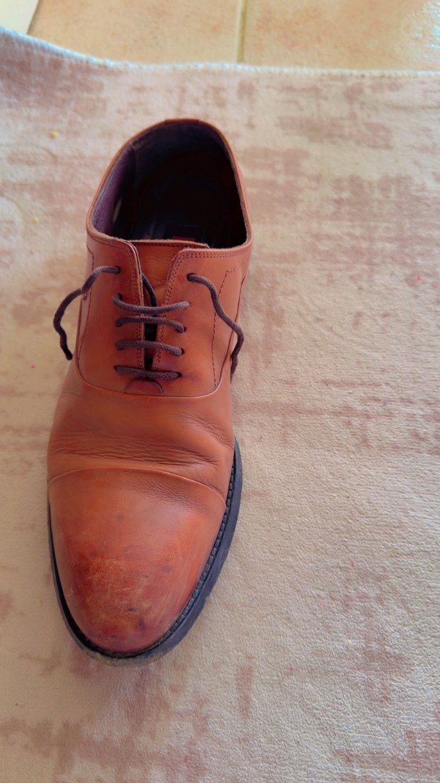 Kahverengi Deri Tokalı Klasik Erkek Ayakkabı - Görsel 2