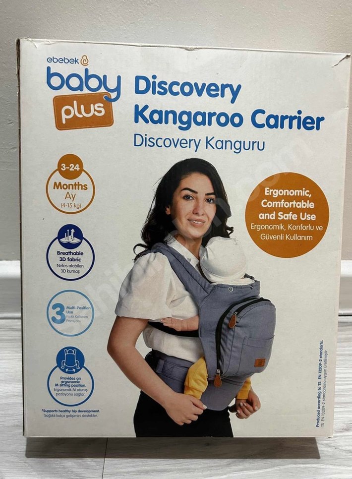 Ergonomik Keçi Bebek Kanguru Taşıyıcı - Camel - Görsel 3