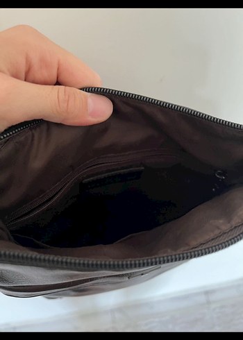 Defacto Deri Erkek Çanta Fermuarlı - Görsel 4