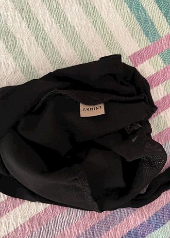 Siyah Fırfırlı Armine bone - Görsel 2