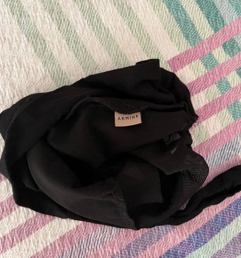 Siyah Fırfırlı Armine bone - Görsel 2