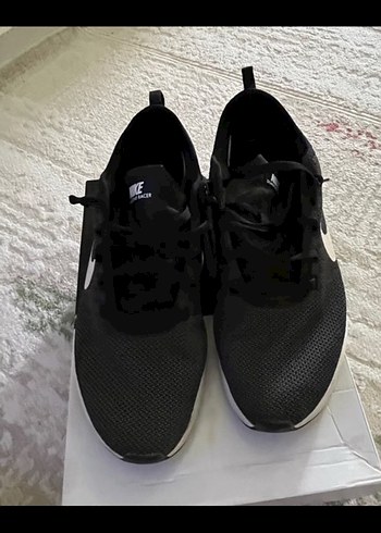 Gri Nike Bağcıklı Spor Ayakkabı - Görsel 4