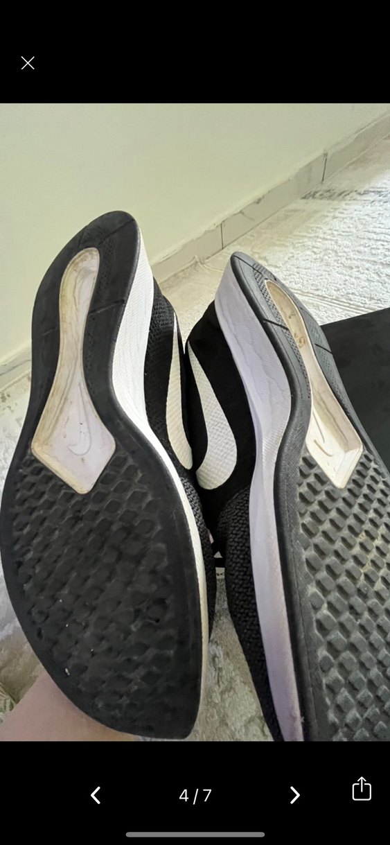 Gri Nike Bağcıklı Spor Ayakkabı - Görsel 2