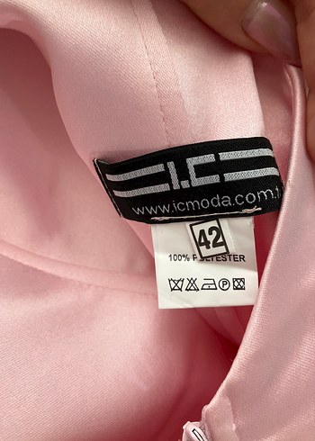 Pudra Pembe Saten Uzun
 Abiye Elbise - Görsel 8