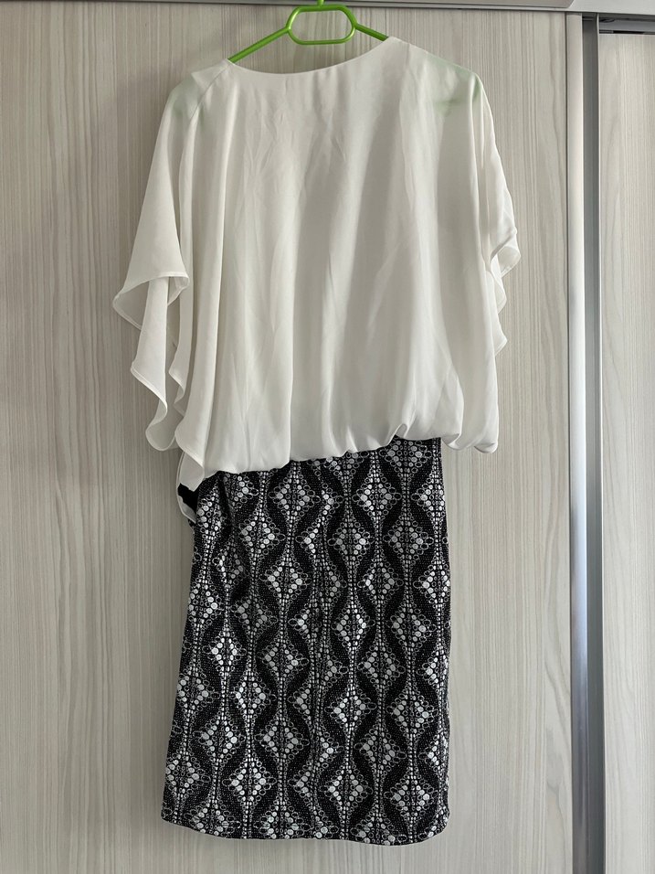 Bohem Salaş Desenli Midi Elbise - Görsel 5