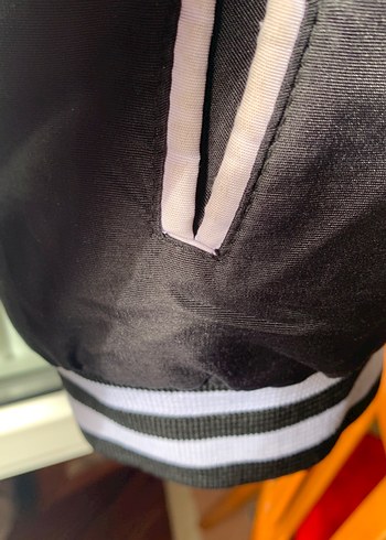 Siyah Baskılı Erkek  Street Wear Ceket - Görsel 6