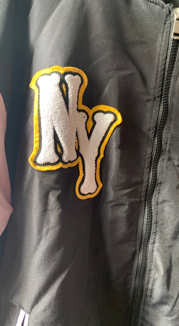 Siyah Baskılı Erkek  Street Wear Ceket - Görsel 2