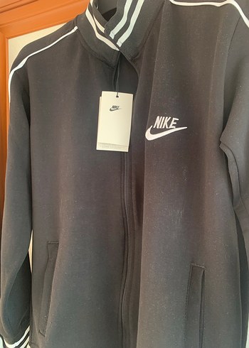 Nike Siyah Fermuarlı ceket - Görsel 3