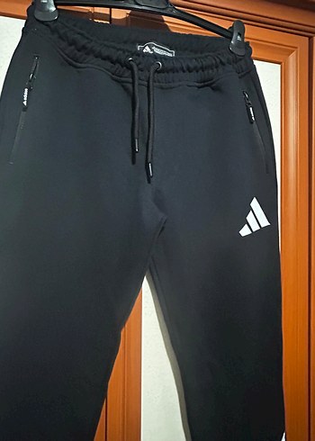 Siyah Fermuarlı Erkek Spor Eşofman Altı - Görsel 2