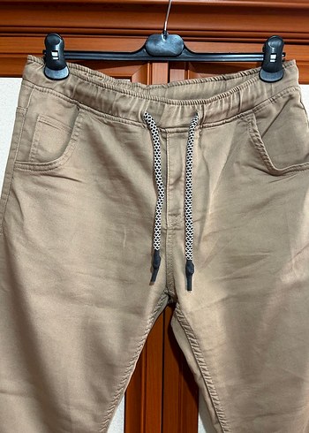 Bej Regular Fit Sokak Stili Erkek Pantolon - Görsel 2