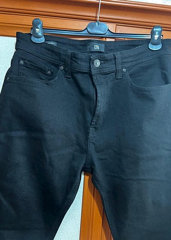 Erkek Siyah Regular Fit Denim Pantolon - Görsel 2