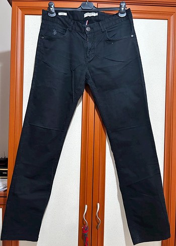 Erkek Siyah Regular Fit Denim Pantolon - Görsel 2