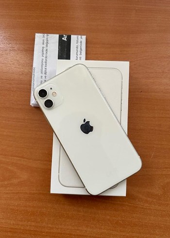 Beyaz iPhone 11 128 GB Kutulu Faturalı Garantili Türkiye Cihazı