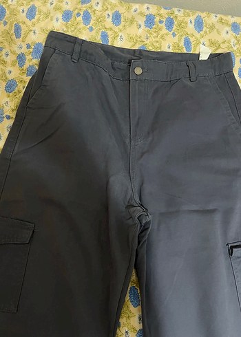 diğer Beden Gri kargo pantolon