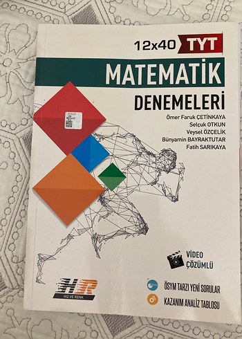 12x40 TYT Matematik Denemeleri Kitabı