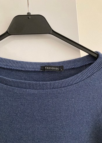 Trendyol & Milla Lacivert Kısa Kollu Midi Denim Elbise