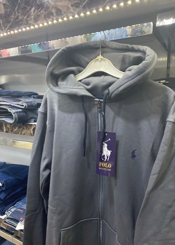 Kapüşonlu Fermuarlı Erkek Sweatshirt - Görsel 3