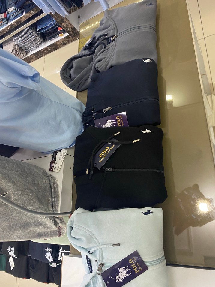 Kapüşonlu Fermuarlı Erkek Sweatshirt - Görsel 2