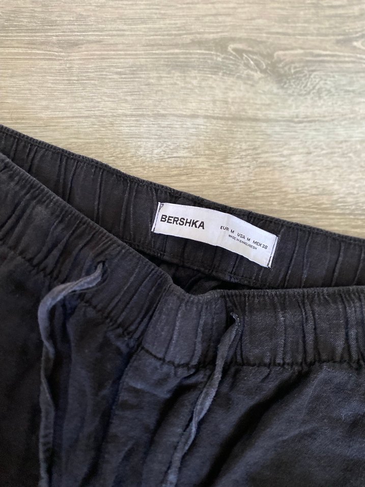 Siyah Bershka Baggy Pantolon - Görsel 2