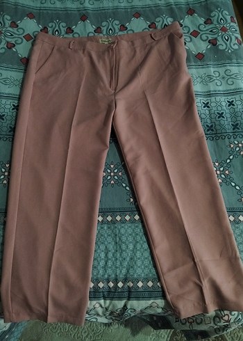 pembe Kadın Kumaş Pantolon - Görsel 2