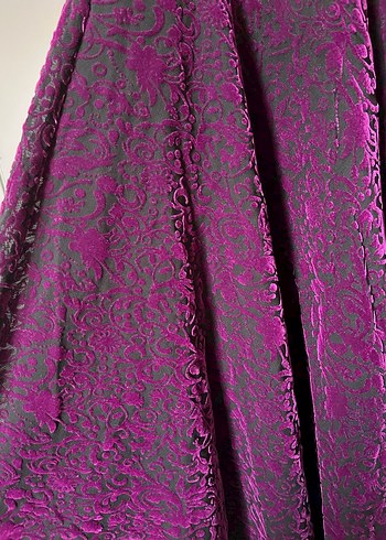 Dantelli Mor mini elbise - Görsel 3