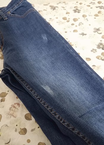 Kadın Lacivert Normal Boy Kot Pantolon