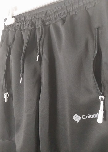 Columbia Siyah Fermuarlı Erkek Eşofman Altı - Görsel 5