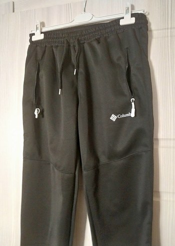 Columbia Siyah Fermuarlı Erkek Eşofman Altı - Görsel 2