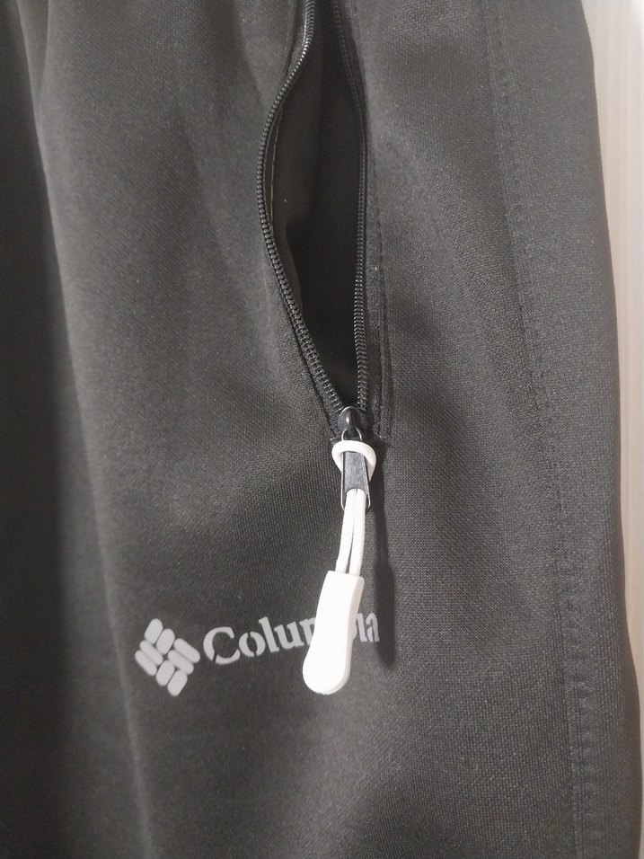 Columbia Siyah Fermuarlı Erkek Eşofman Altı - Görsel 4