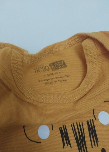 Kısa Kollu Erkek Bebek Baskılı Body - Görsel 3