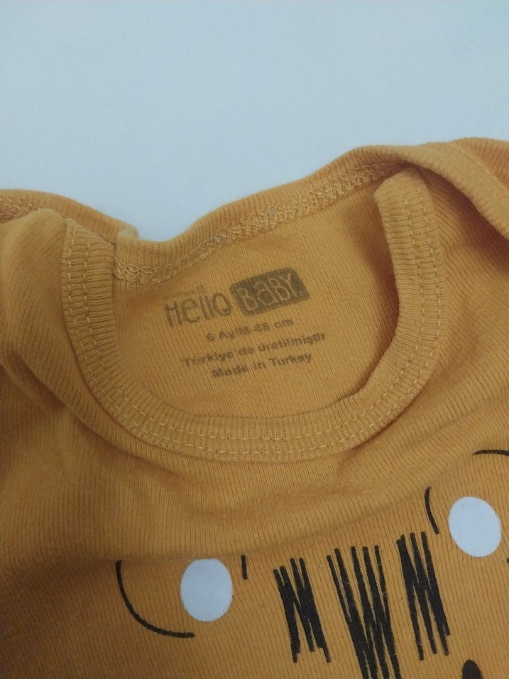Kısa Kollu Erkek Bebek Baskılı Body - Görsel 3