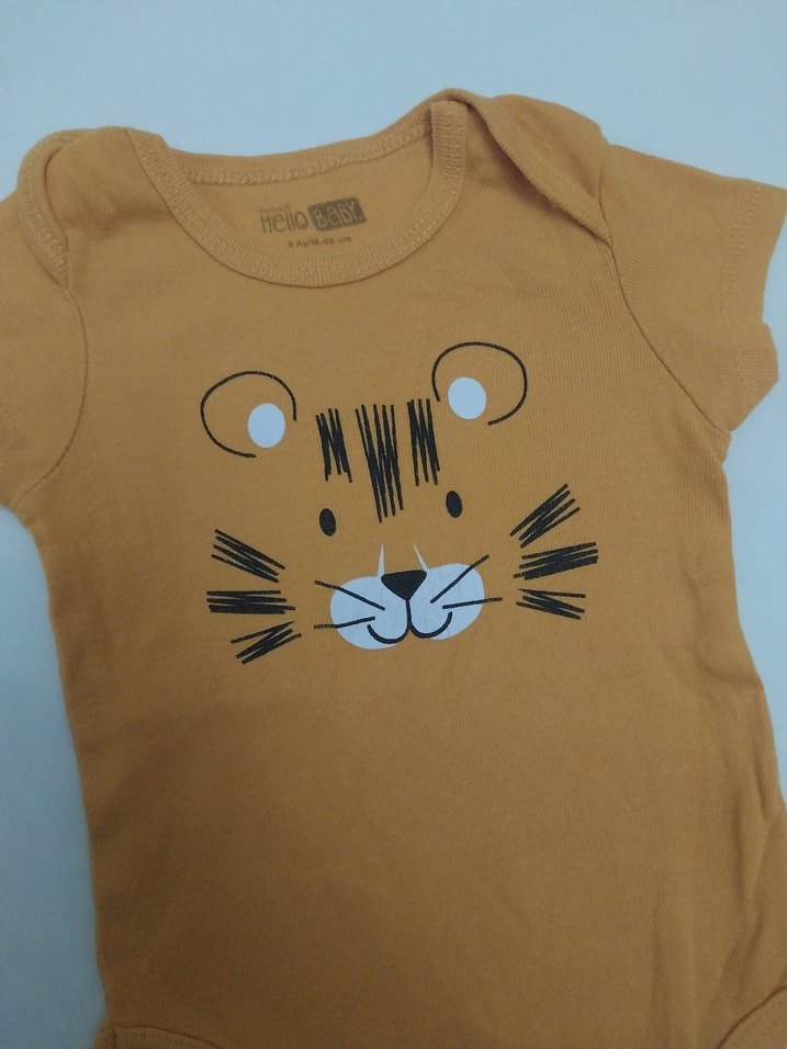 Kısa Kollu Erkek Bebek Baskılı Body - Görsel 2