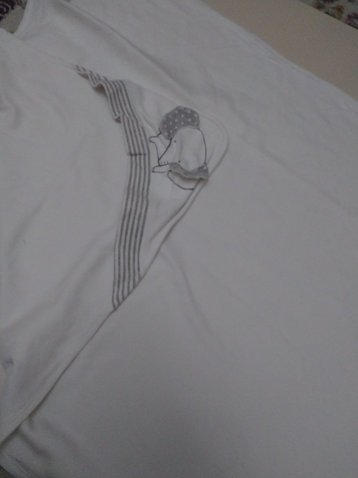 Gri Nakışlı Çocuk Battaniyesi - Görsel 4