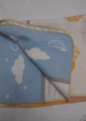 Pastel Renkli Baskılı Çocuk Battaniyesi - Görsel 2