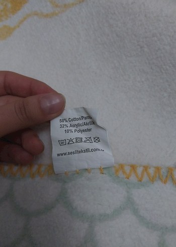 Pastel Renkli Baskılı Çocuk Battaniyesi - Görsel 6