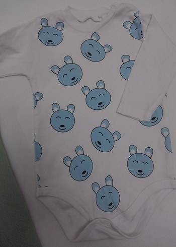 Uzun Kollu Bebek Body Seti, Düğmeli, Yeşil - Görsel 2