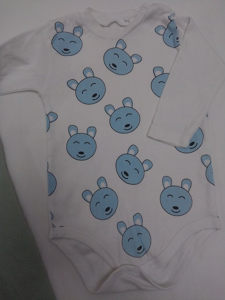 Uzun Kollu Bebek Body Seti, Düğmeli, Yeşil - Görsel 2