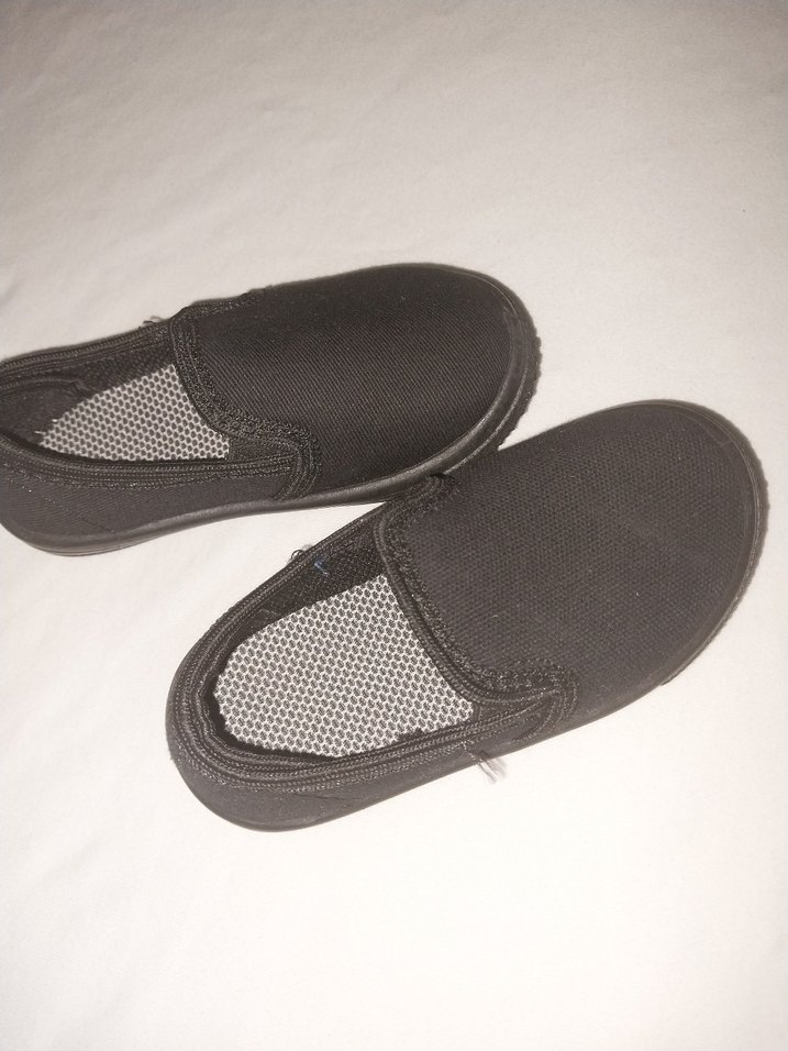 Siyah Erkek Çocuk Cırtlı Loafer - Görsel 4