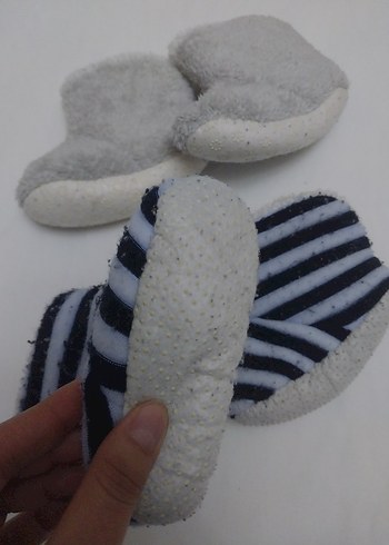 Gri Erkek Bebek Örgü Ev Botu - Görsel 4