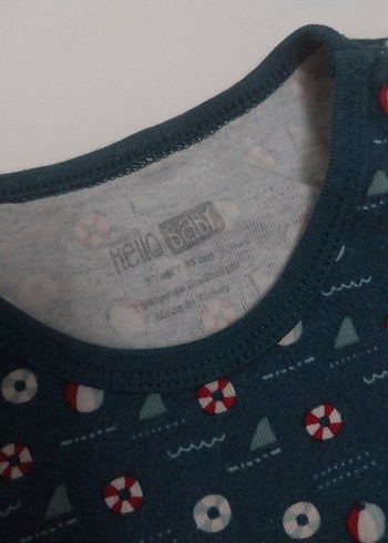 Lacivert Erkek Bebek Atlet Body - Görsel 3