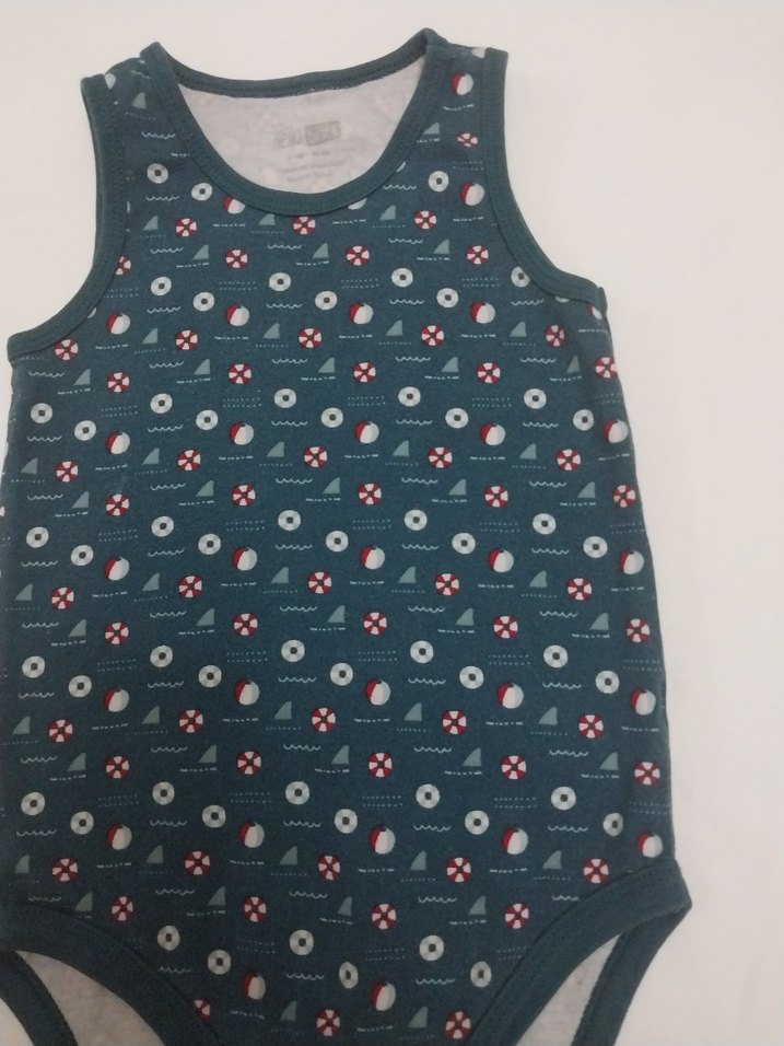 Lacivert Erkek Bebek Atlet Body - Görsel 2