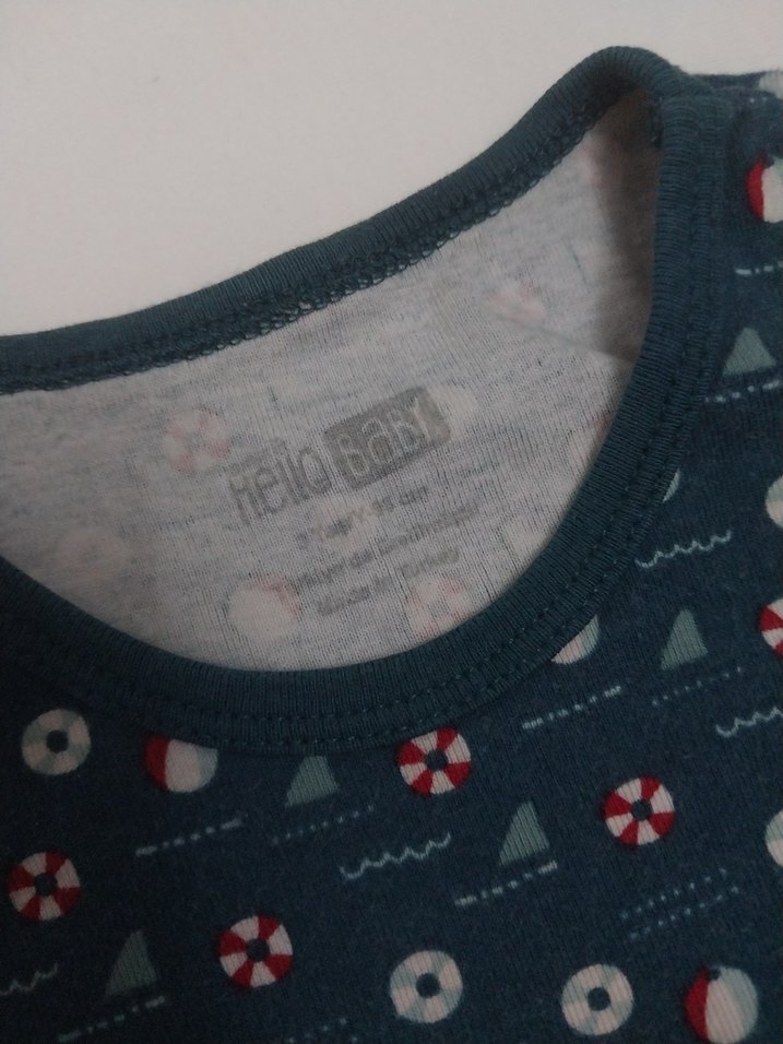 Lacivert Erkek Bebek Atlet Body - Görsel 3